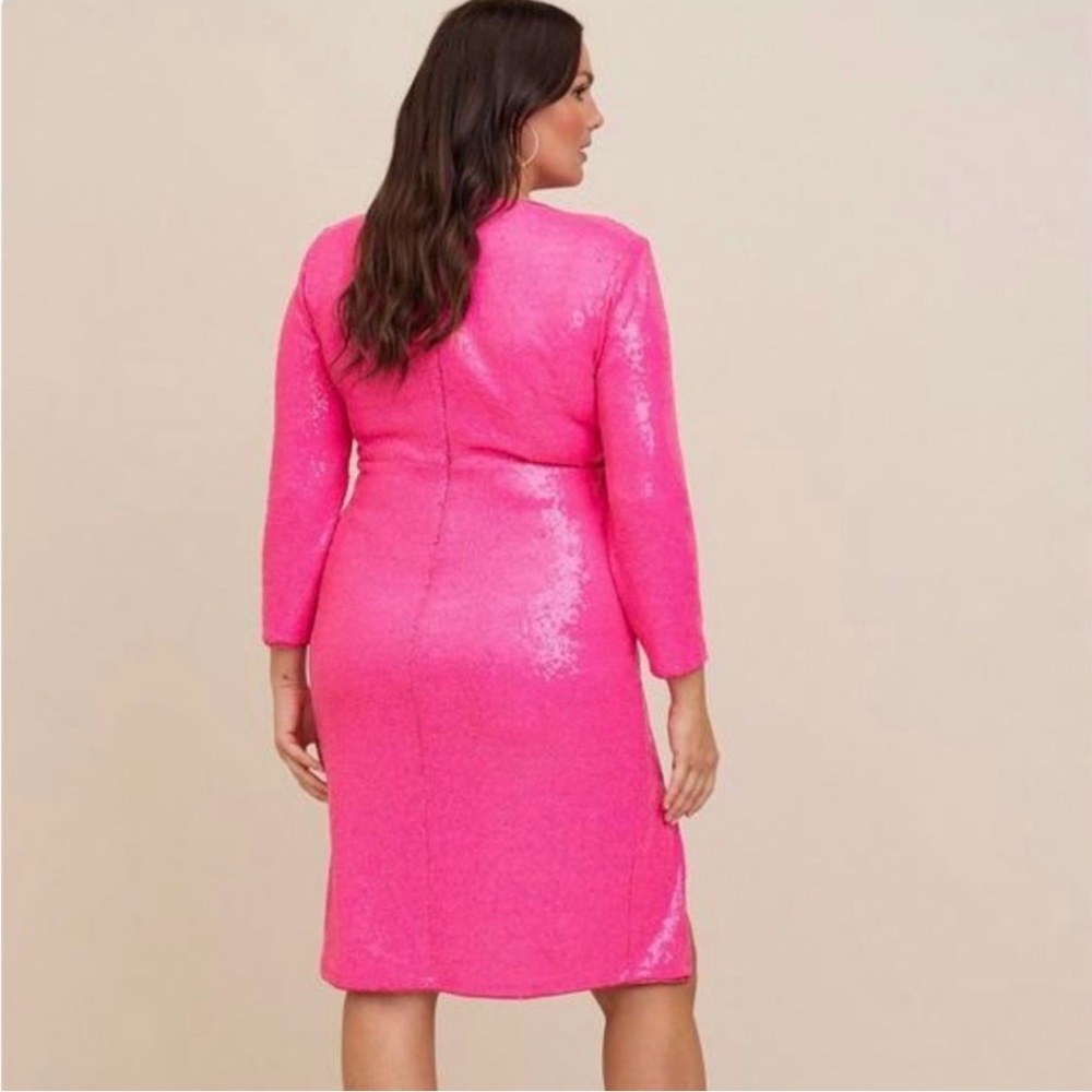 Torrid pink sequins dress - Picture 3 of 3